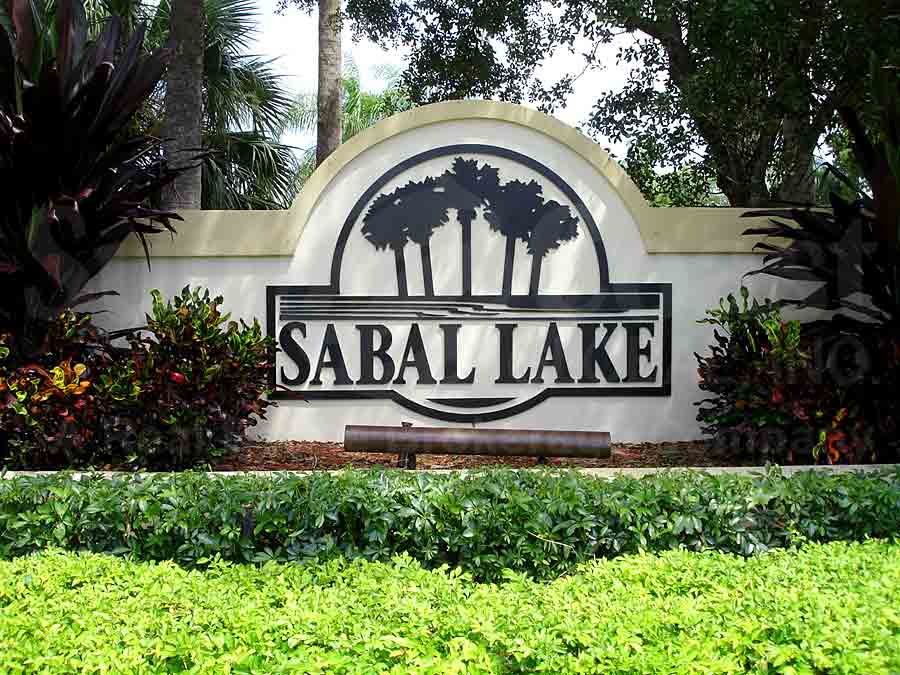 SABAL LAKE Signage